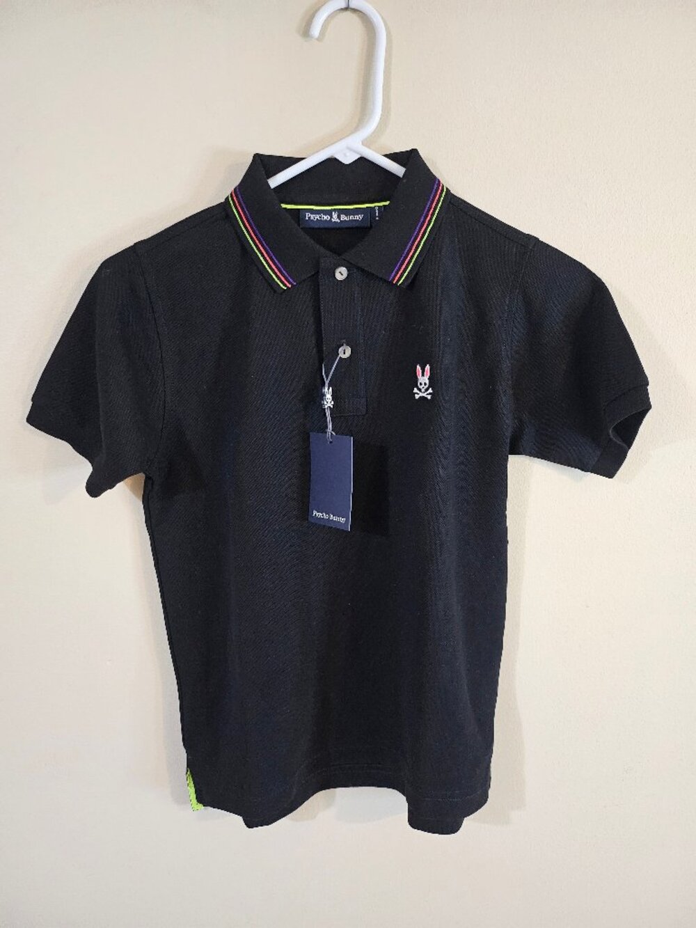 Psycho Bunny Kids Colton Pique Polo Shirt - Size 11 -12 Years